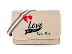 Cocker Spaniel Canvas Tasche Sahara My Dog Love