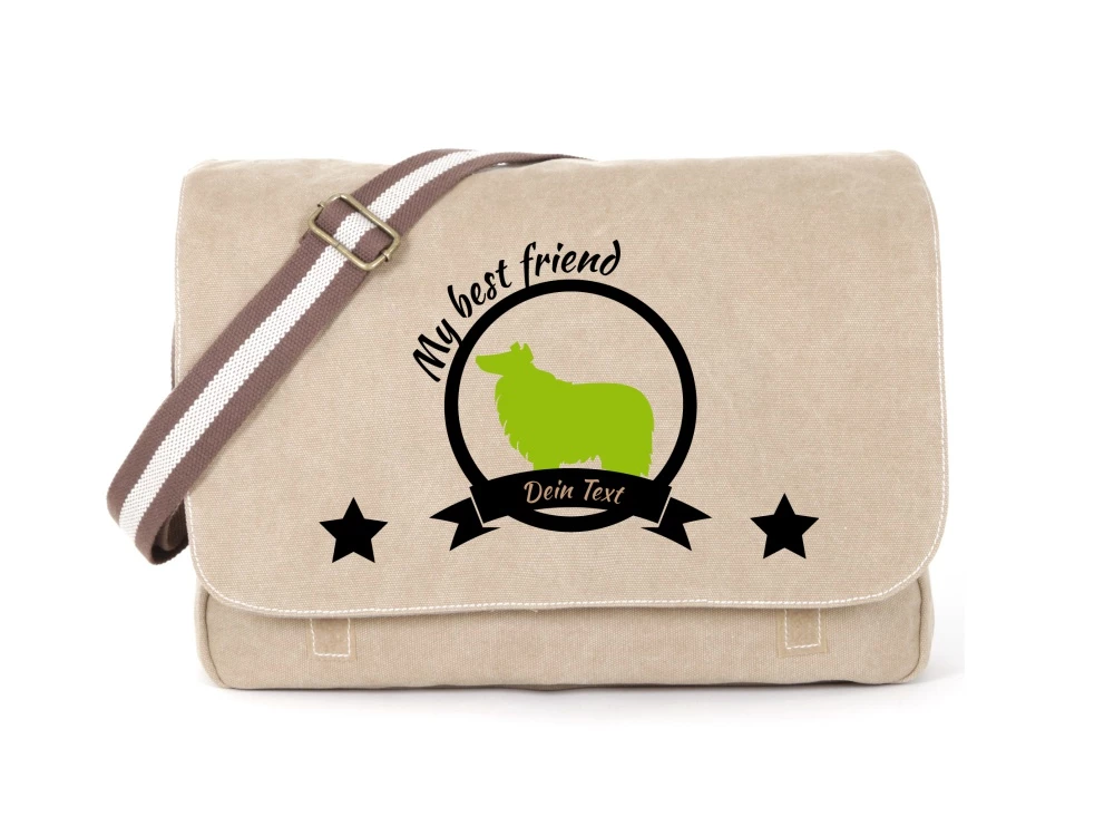 Collie Canvas Tasche Sahara 3 Collie Canvas Tasche Sahara