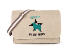 Collie Canvas Tasche Sahara Dog Star