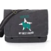 Collie Canvas Tasche Schwarz Dog Star