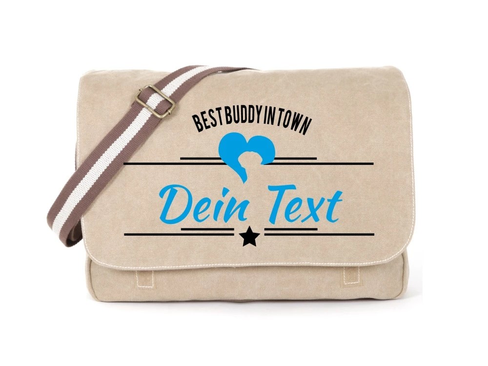 Dackel Canvas Tasche Sahara Best Buddy 3 Dackel Canvas Tasche Sahara Best Buddy