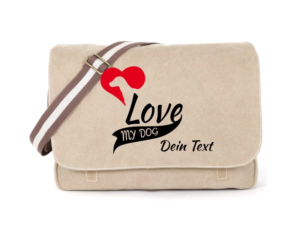 Dalmatiner Canvas Tasche Sahara My Dog Love 3 Dalmatiner Canvas Tasche Sahara My Dog Love