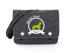 Deutsche Dogge Canvas Tasche Schwarz