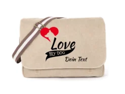 Husky Canvas Tasche Sahara My Dog Love