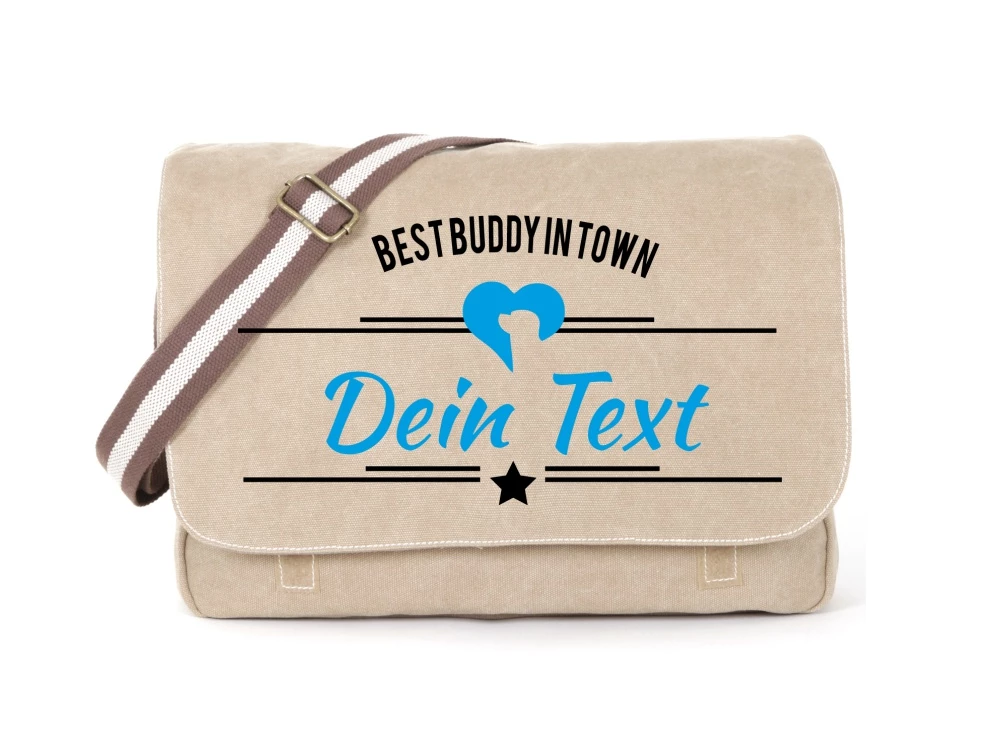 Labrador Canvas Tasche Sahara Best Buddy 3 Labrador Canvas Tasche Sahara Best Buddy