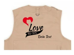 Malteser Hundesport Weste Khaki My Dog Love