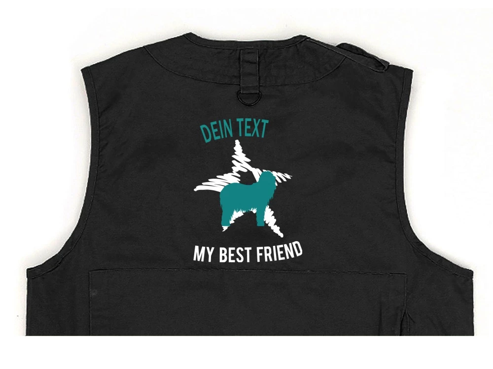 Neufundländer Hundesport Weste Schwarz Dog Star 3 Neufundländer Hundesport Weste Schwarz Dog Star