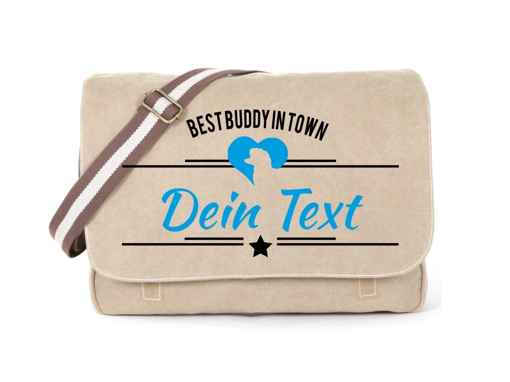 Pudel Canvas Tasche Sahara Best Buddy 3 Pudel Canvas Tasche Sahara Best Buddy
