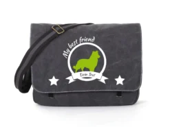 Sheepdog Canvas Tasche Schwarz