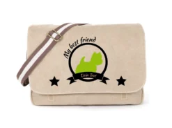 Westhigland Terrier Canvas Tasche Sahara