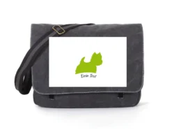 Westhigland Terrier Canvas Tasche Schwarz