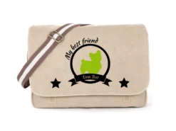 Yorkshire Terrier Canvas Tasche Sahara