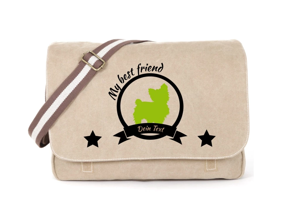 Yorkshire Terrier Canvas Tasche Sahara 3 Yorkshire Terrier Canvas Tasche Sahara