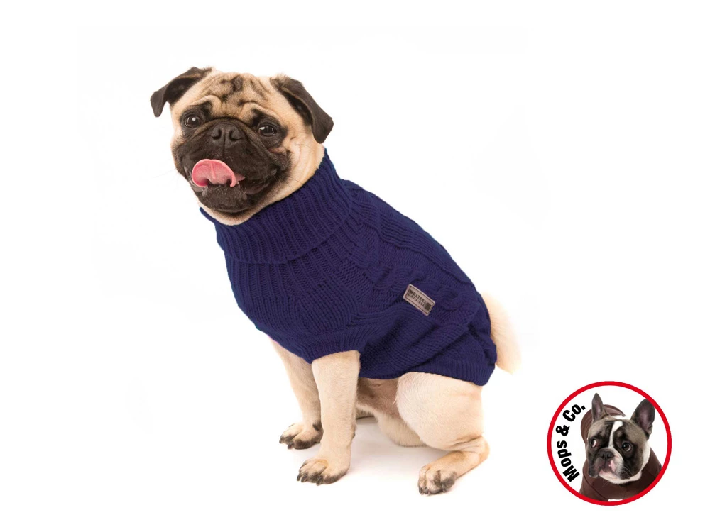 Wolters Zopf Strickpullover Für Mops & Co. 4 Wolters Zopf Strickpullover Für Mops & Co. – Bild 2