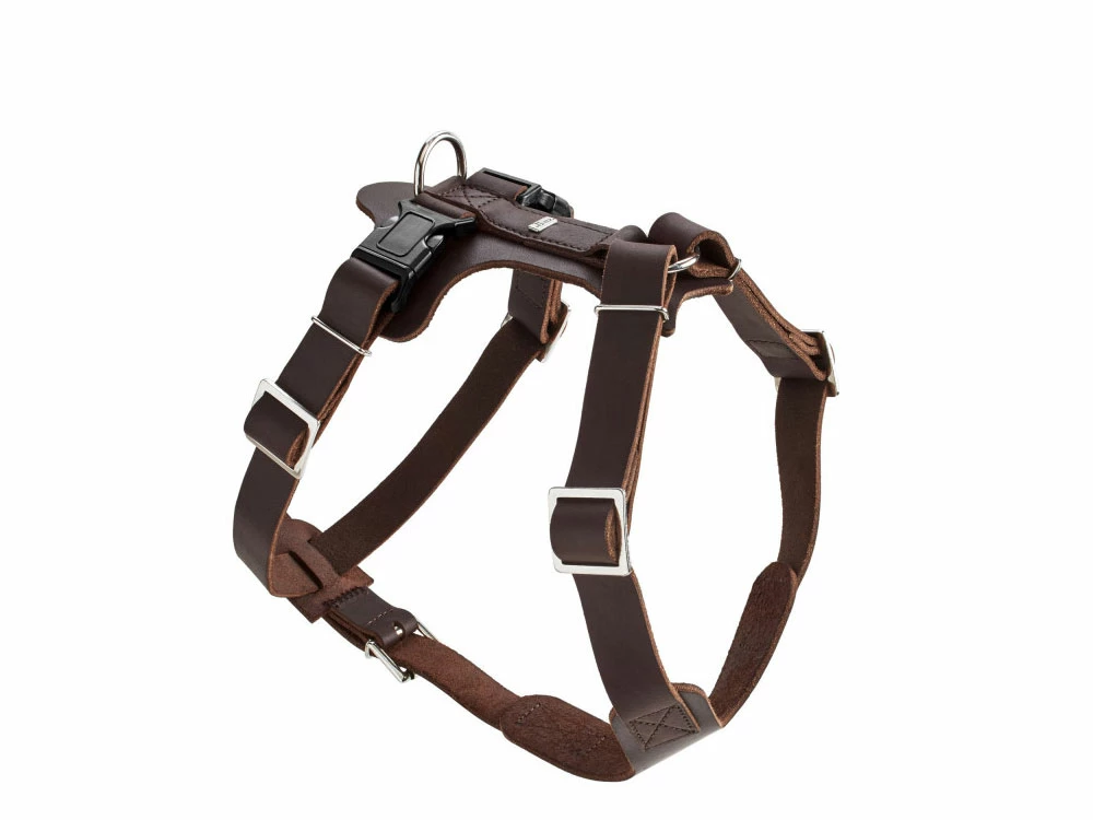 Hunter Hundegeschirr Aalborg Rindleder Dunkelbraun 3 Hunter Hundegeschirr Aalborg Rindleder Dunkelbraun
