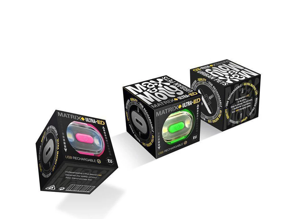 Max & Molly Matrix Ultra LED 2.0 Halsband- Und Geschirrlicht USB 3 Max & Molly Matrix Ultra LED 2.0 Halsband- Und Geschirrlicht USB