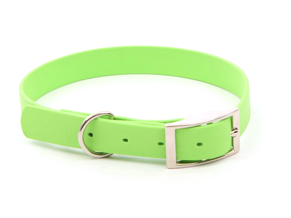 Relaxoo Biothane Hundehalsband Apple Green 16mm Breit 3 Relaxoo Biothane Hundehalsband Apple Green 16mm Breit