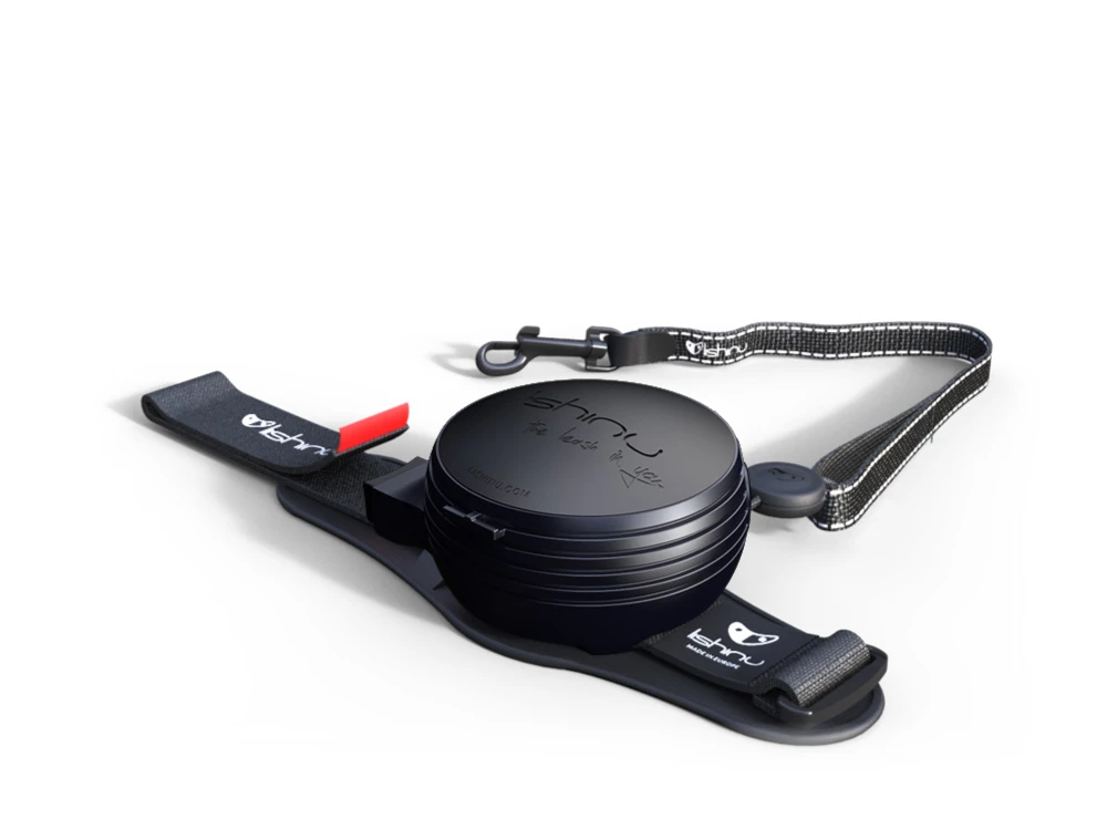 Lishinu 3 Handy Roll Hundeleine Mit Full-STOP Knopf Schwarz 3 Lishinu 3 Handy Roll Hundeleine Mit Full-STOP Knopf Schwarz