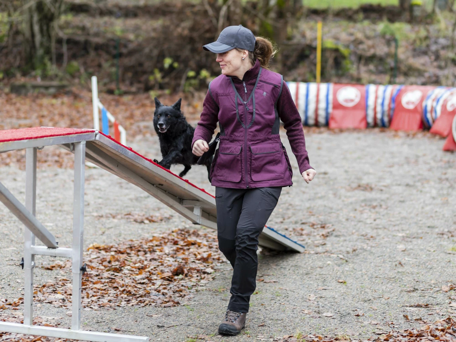 Pinewood® Dog Sports 2.0 Damen Weste Pflaume/anthrazit 7 Pinewood® Dog Sports 2.0 Damen Weste Pflaume/anthrazit – Bild 5