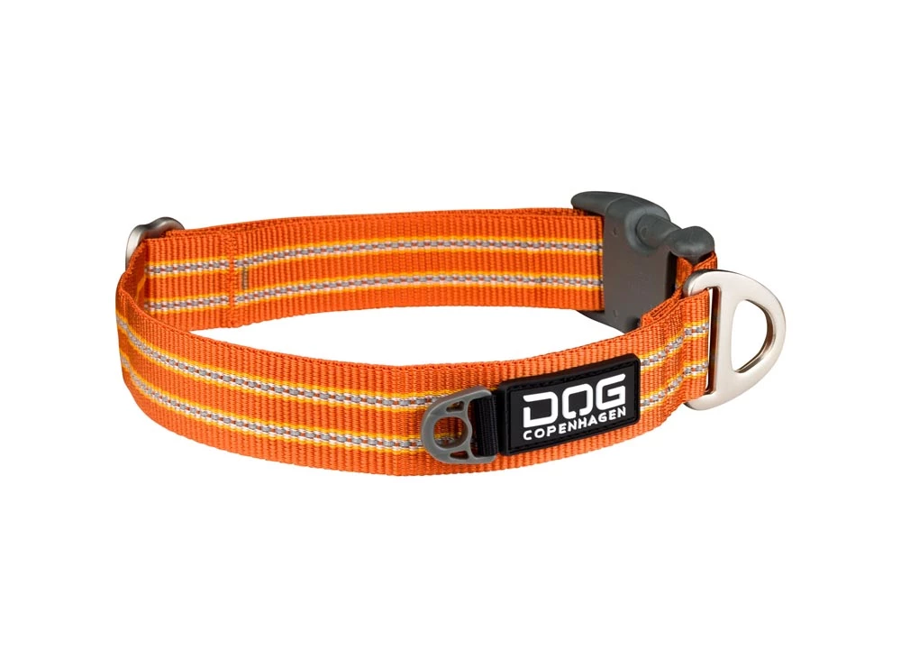Dog Copenhagen Urban Style V2 Halsband Orange Sun 3 Dog Copenhagen Urban Style V2 Halsband Orange Sun