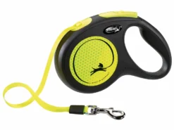 Flexi New NEON Hunde Gurtleine Neongelb