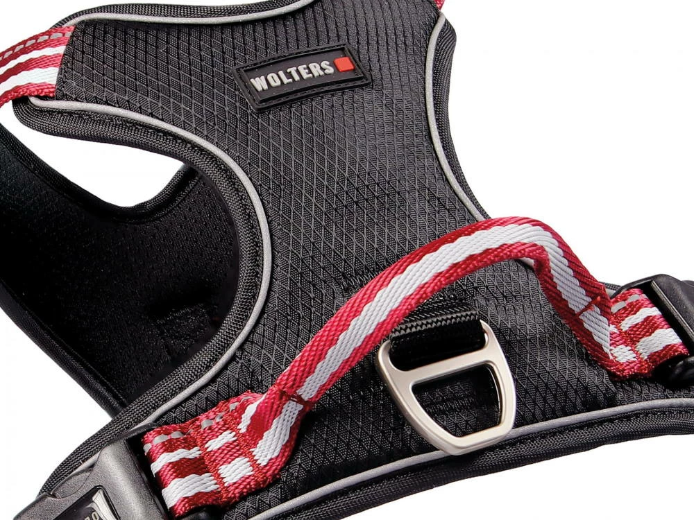 Wolters Active Pro Hundegeschirr Rot/schwarz 6 Wolters Active Pro Hundegeschirr Rot/schwarz – Bild 4