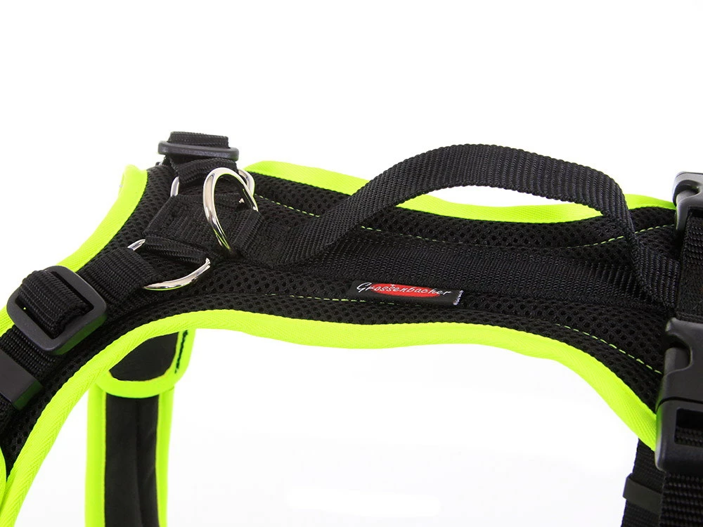 Grossenbacher Hundegeschirr Vary Neongelb 4 Grossenbacher Hundegeschirr Vary Neongelb – Bild 2