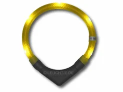 Hundehalsband LEUCHTIE Plus Sonnengelb