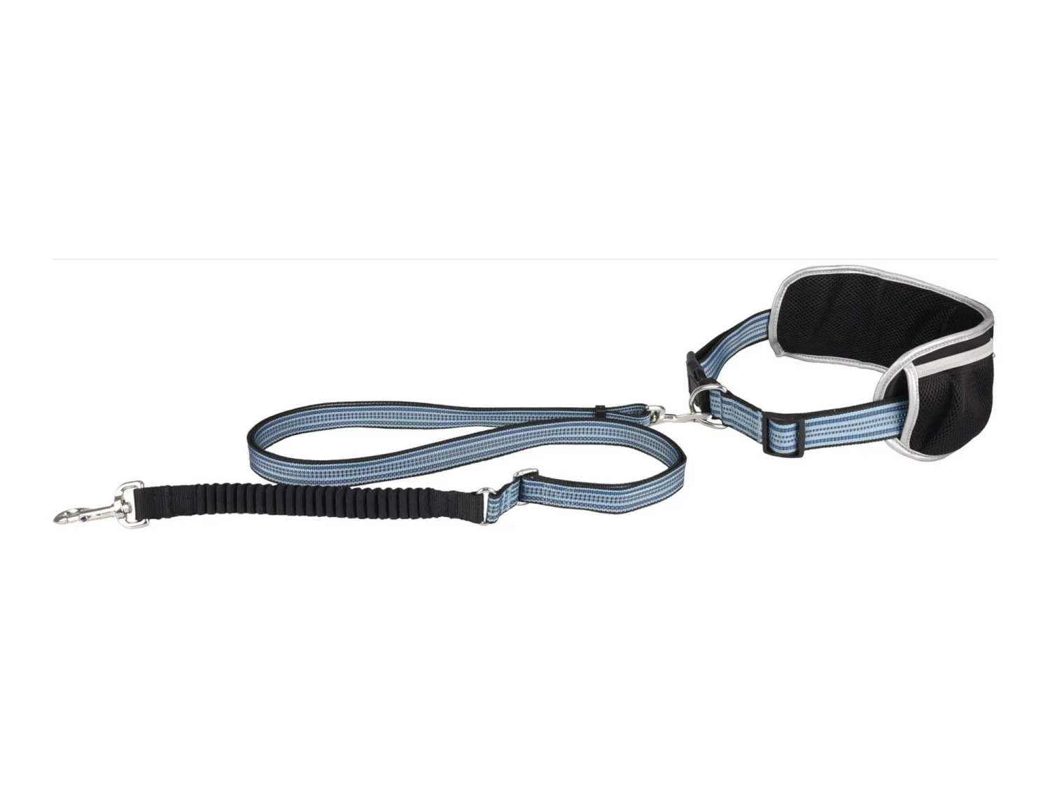 Jogging-Hüftgurt Mit Hundeleine Blau 3 Jogging-Hüftgurt Mit Hundeleine Blau