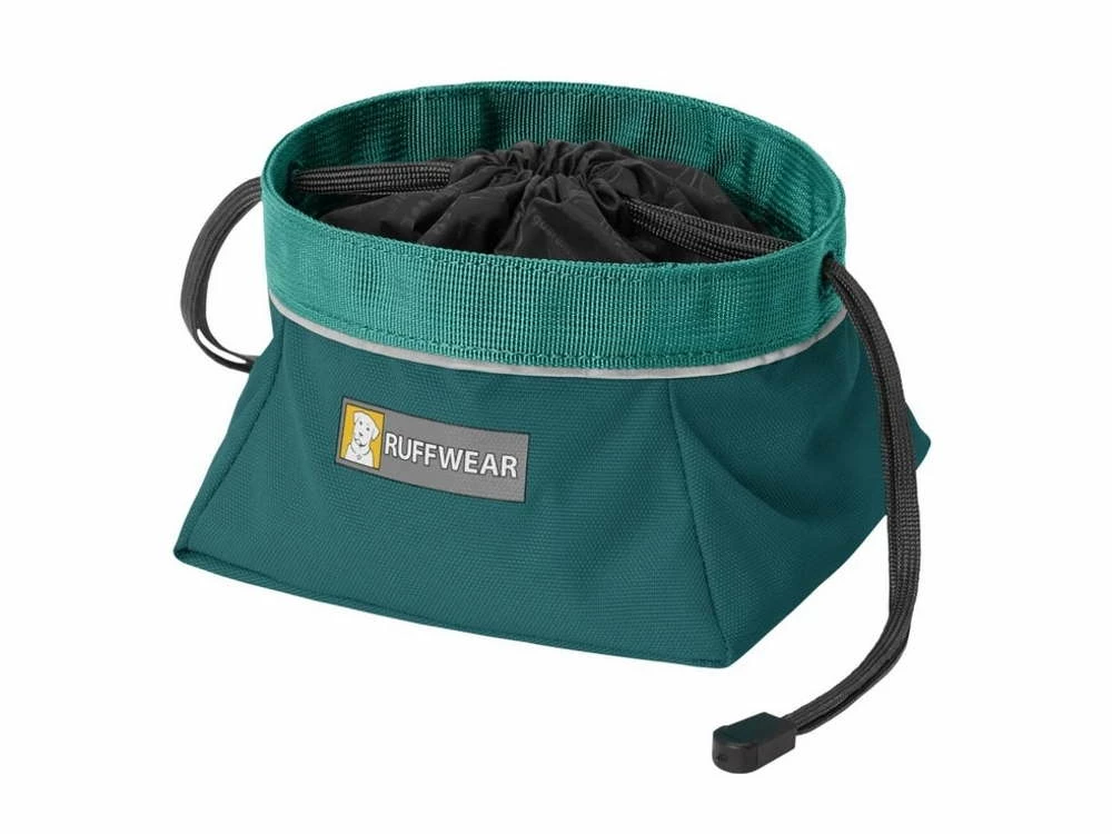 Ruffwear Quencher Cinch Top™ Faltnapf Hundenapf Tumalo Teal 3 Ruffwear Quencher Cinch Top™ Faltnapf Hundenapf Tumalo Teal