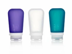 Leckerlitube GoToob+ 3er-Pack Transparent/violett/türkis