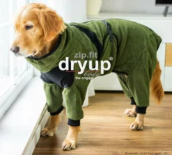 Dryup Body Zip.fit Hundebademantel Moos -Günstiges Hundeshop Geschäft 827986 Product