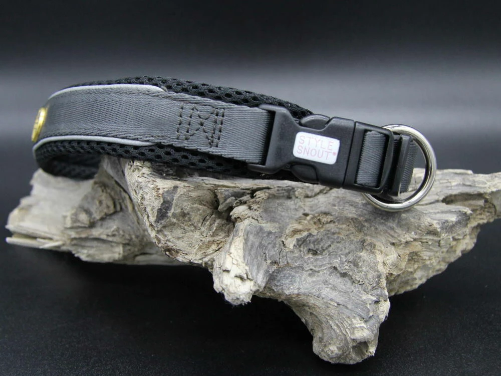 Style Snout Hundehalsband Silver-Black-Edition 3 Style Snout Hundehalsband Silver-Black-Edition