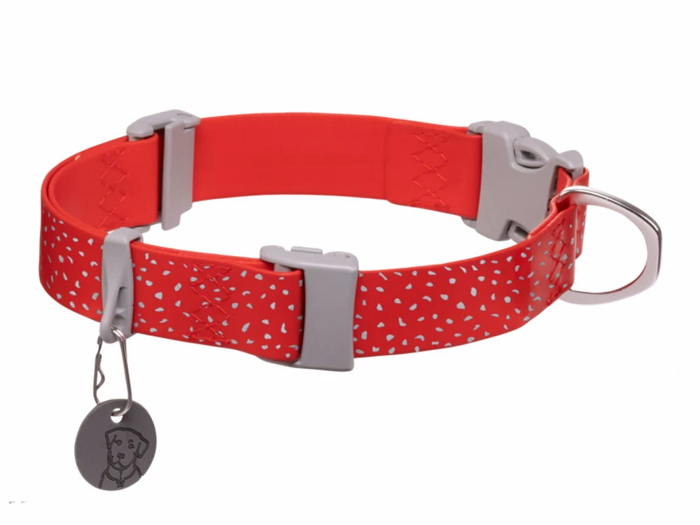 Ruffwear Confluence Reflektierendes Hundehalsband Red Sumac 4 Ruffwear Confluence Reflektierendes Hundehalsband Red Sumac – Bild 2