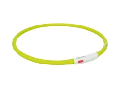 Trixie Flash Leuchtring USB Silikon Für Hunde Grün