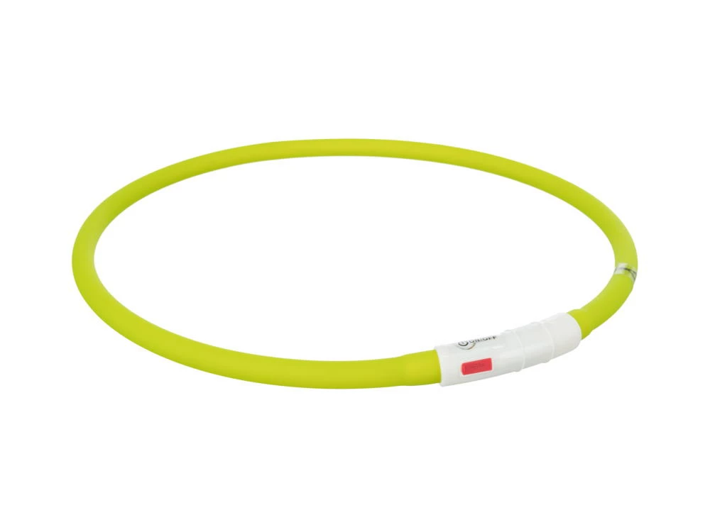 Trixie Flash Leuchtring USB Silikon Für Hunde Grün 3 Trixie Flash Leuchtring USB Silikon Für Hunde Grün