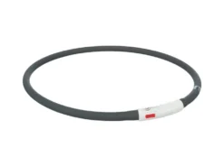 Trixie Flash Leuchtring USB Silikon Für Hunde Schwarz