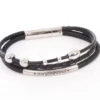 Handgearbeitetes Lederarmband Herzenshund Mit Schmuckperlen Schwarz 2 Handgearbeitetes Lederarmband Herzenshund Mit Schmuckperlen Schwarz -Günstiges Hundeshop Geschäft 860680 Product