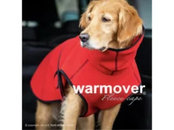 Warmover Fleece Cape Für Hunde Red Fire