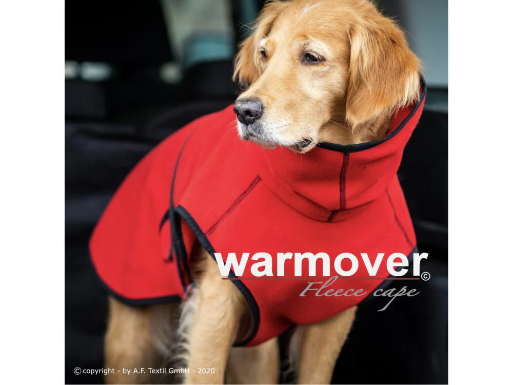 Warmover Fleece Cape Für Hunde Red Fire 3 Warmover Fleece Cape Für Hunde Red Fire