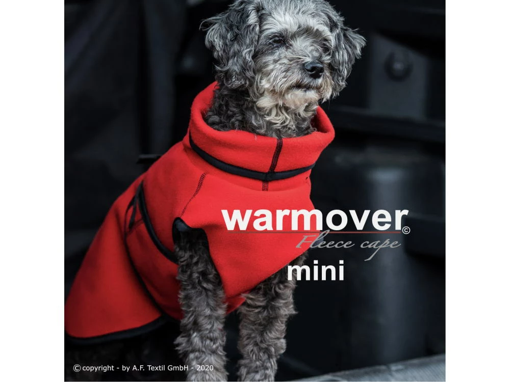 Warmover Fleece Cape Mini Für Hunde Red Fire 3 Warmover Fleece Cape Mini Für Hunde Red Fire