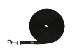 Trixie Gummierte Schleppleine Schwarz