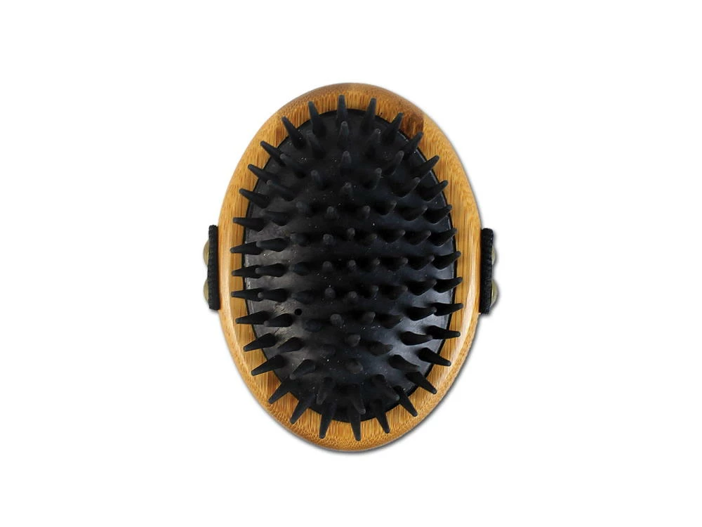 Bamboo Groom Striegel Für Hunde Mit Gummiborsten 4 Bamboo Groom Striegel Für Hunde Mit Gummiborsten – Bild 2