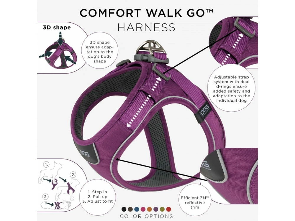 Dog Copenhagen Comfort Walk Go Hundegeschirr Purple Passion 6 Dog Copenhagen Comfort Walk Go Hundegeschirr Purple Passion – Bild 4
