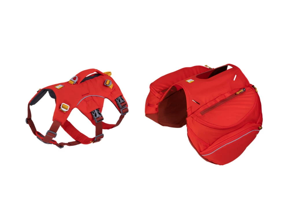 Ruffwear Palisades Pack Hunderucksack Red Sumac 4 Ruffwear Palisades Pack Hunderucksack Red Sumac – Bild 2