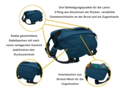 Ruffwear Front Range Hunderucksack Blue Moon 14 Ruffwear Front Range Hunderucksack Blue Moon -Günstiges Hundeshop Geschäft 917121 Product