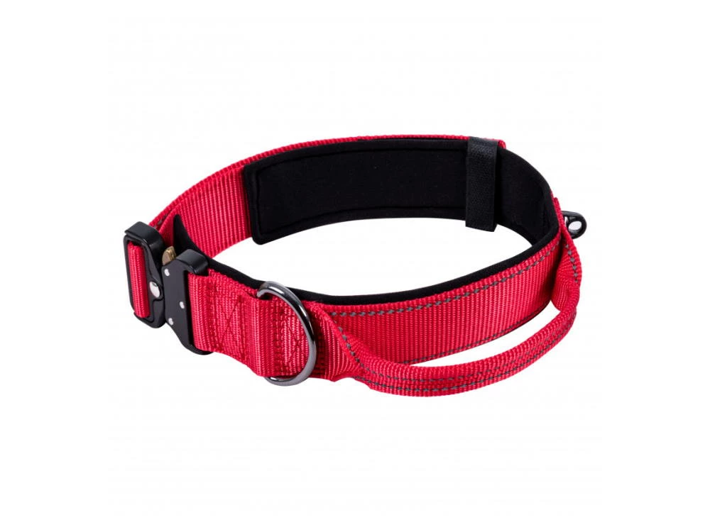Rukka Pets Halsband Mit Griff Mission Rot 3 Rukka Pets Halsband Mit Griff Mission Rot