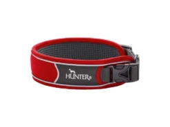 Hunter Divo Hundehalsband Rot/grau