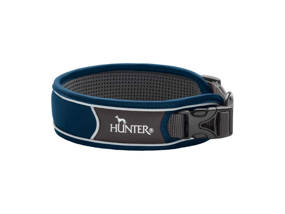 Hunter Divo Hundehalsband Blau/grau 3 Hunter Divo Hundehalsband Blau/grau