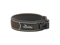 Hunter Divo Hundehalsband Braun/grau